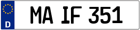 Truck License Plate